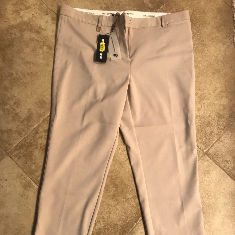 Karl Lagerfeld ankle khaki pants size 16